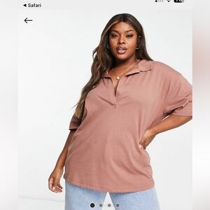 ASOS Blush Collard Shirt